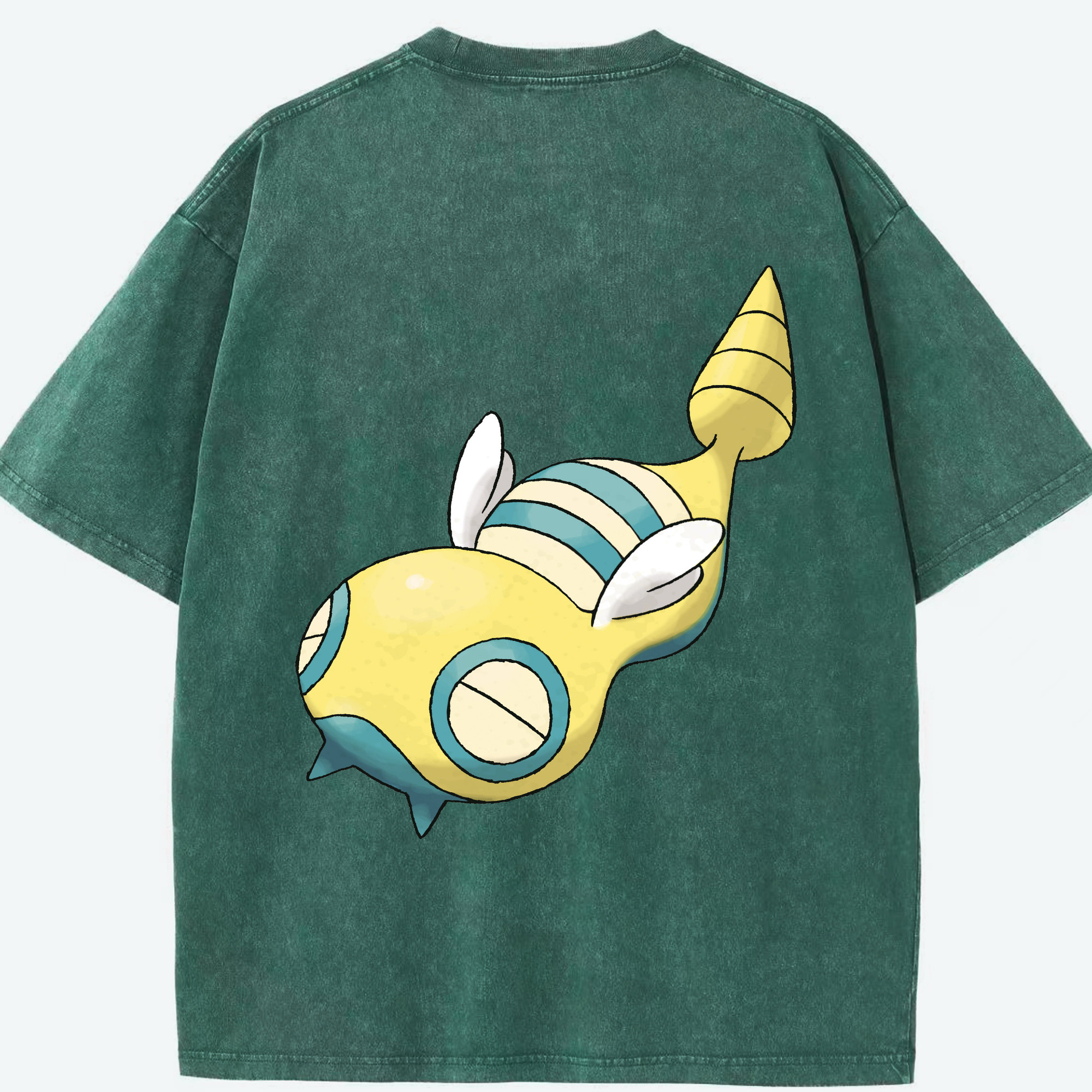 （画像用） ポケットモンスター Pokémon 綿100% ヴィンテージ風 半袖Tシャツ（背面プリント）